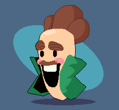 White_vault's tweet photo. as an artist it is easy to ask yourself if you 'CAN' do something 

But we need need to ask ourselves if we SHOULD do something...

I was trying to make a promo for my two games... and I kind of merged them.

i am so sorry 

#aseprite #pixelart #gamedev #kabbit #gamedevs #gameart https://t.co/VhaTEgvkj2