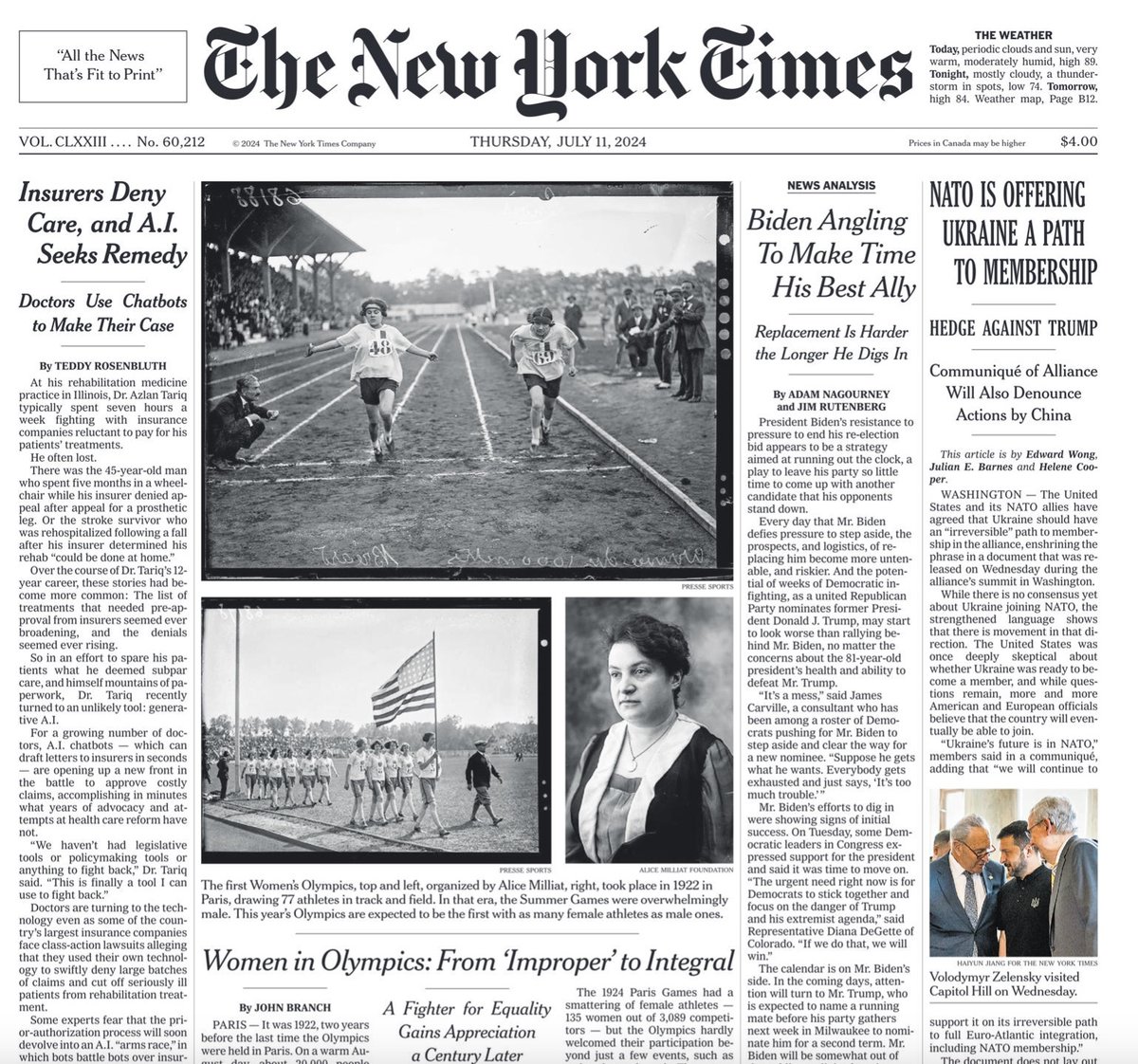 Teddy Rosenbluth (@teddyrosenbluth) on Twitter photo On today's front page of the <a href="/nytimes/">The New York Times</a> : how doctors are using A.I. chatbots to fight insurance denials. On today's front page of the <a href="/nytimes/">The New York Times</a> : how doctors are using A.I. chatbots to fight insurance denials.
