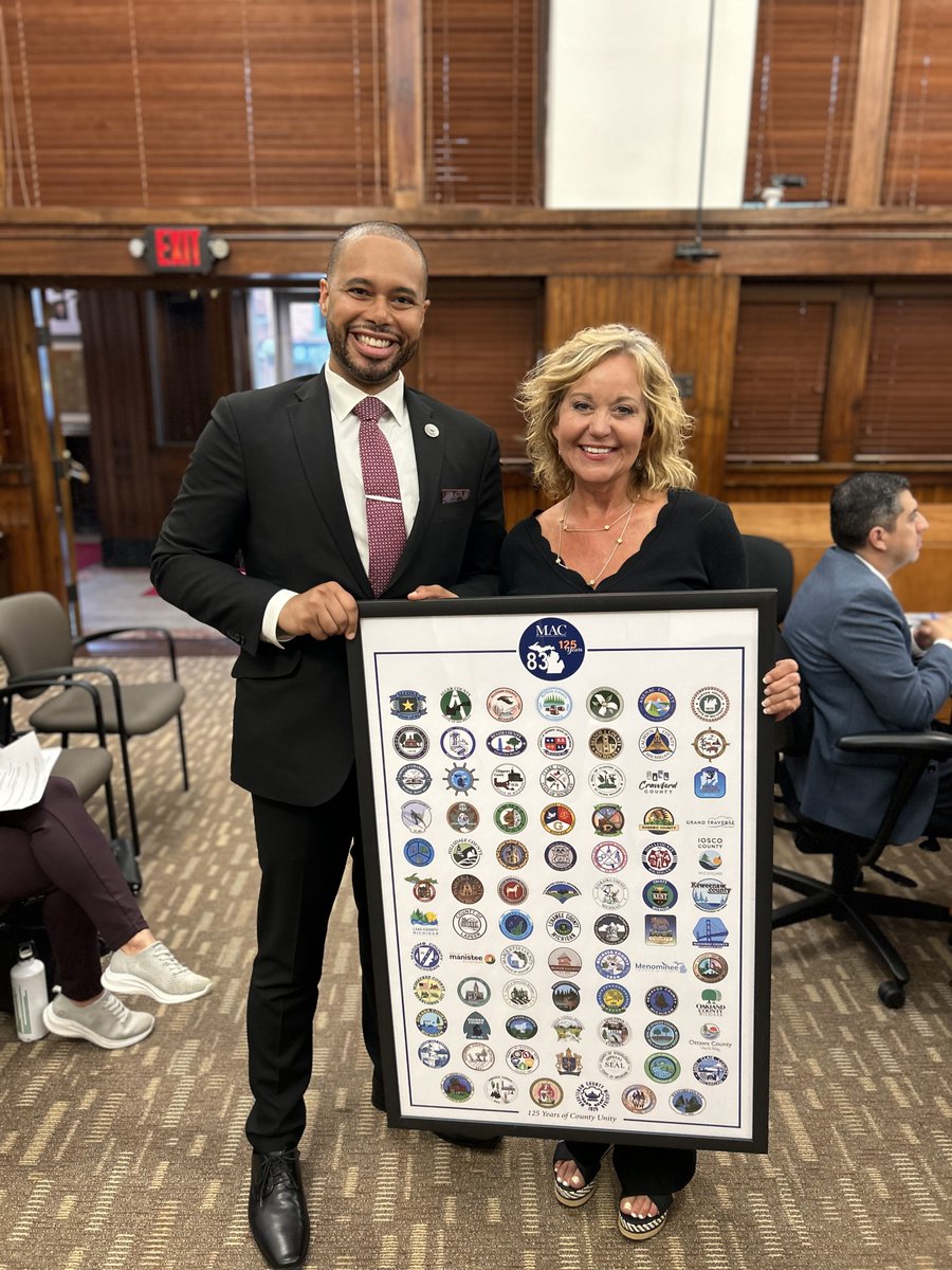 Washtenaw County Board of Commissioners (@washtenawboc) on Twitter photo It was great to have <a href="/MIcounties/">MI Assoc of Counties</a> in the Board Room last night! We can't wait to hang this great photo of all 83 Michigan County Seals on the wall. It was great to have <a href="/MIcounties/">MI Assoc of Counties</a> in the Board Room last night! We can't wait to hang this great photo of all 83 Michigan County Seals on the wall.