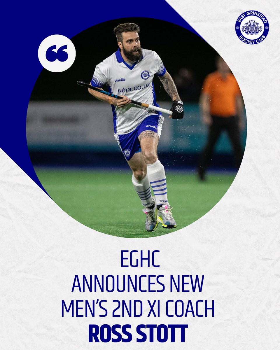 eghockeyclub's tweet image. 📣 NEW Men’s 2nd XI Coach 📣 

We are pleased to announce the appointment of @RStott22 👊🏻

Ross has had an esteemed career both indoor and outdoor for our Men’s 1st XI. With that he will bring heaps of experience &amp;amp; knowledge &amp;amp; we look forward to seeing how he gets on in the…