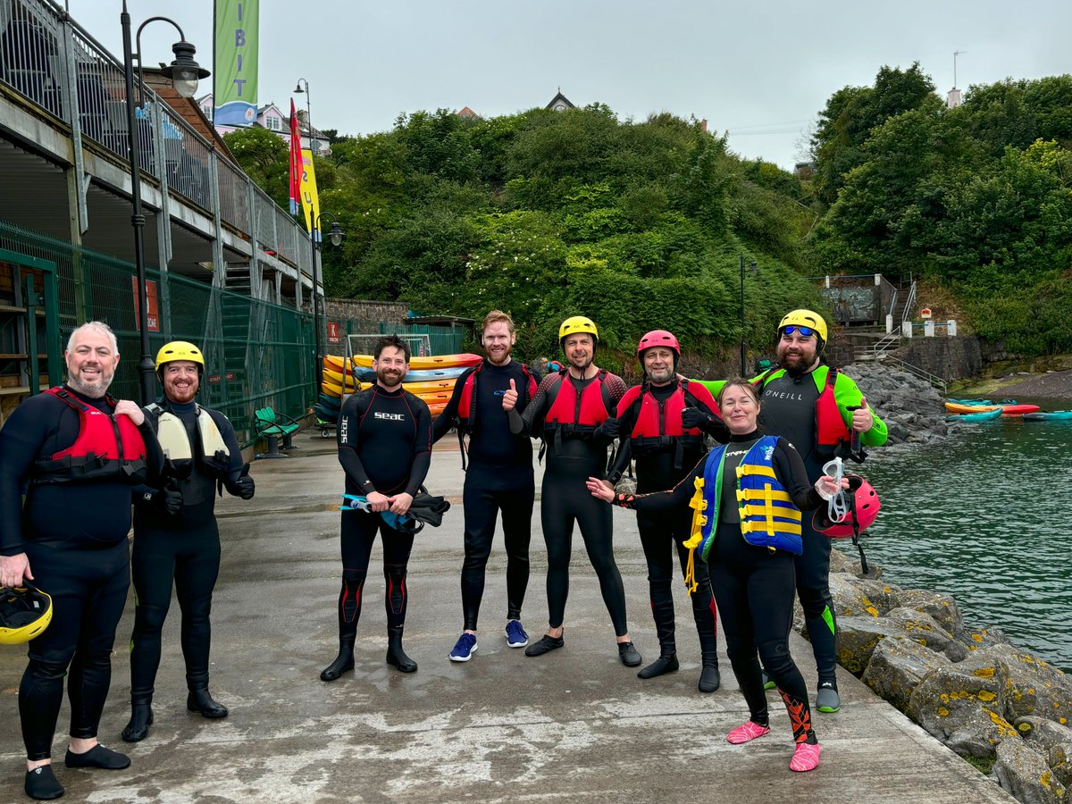 CJFAArchitects's tweet photo. This month, we are delighted to be marking our 38th Year in Business! As part of our celebrations, we recently had a CJFA Summer Outing, to the Dunmore Adventure Centre - where we had a wonderful afternoon of activities, including testing our balance on the ‘Wibit Wipeout Aquapark’ obstacle course; a great kayaking tour of Dunmore East’s coastline; and we tested our accuracy with some archery!

A great day, spent at another fantastic resource in our home county of Waterford!

#Waterford #Dunmore #TeamBuilding #TeamBuildingAdventures #OfficeEvents #CJFASocialClub #BusinessAnniversary #Wellness