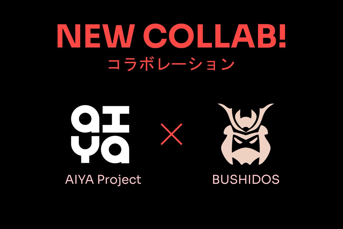 We're Thrilled to Announce our Partnership Giveaway with <a href="/AIYA_Project/">AIYA Project</a>

🎉10x Bushidos NFT
🎉100 000 $APC

• Follow @bushidoston &amp; <a href="/AIYA_Project/">AIYA Project</a>
• Like + Retweet + Tag 3
• Join TG:
- t.me/aiyamain/79
- t.me/bushidos_eng

#GIVEAWAY 48H