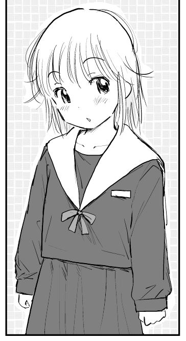セーラー服の日に便乗して。(正式な日も由来も知りませんが…)
以前はブレザー派でした。でも同人誌で描いたら案外好評だったこともあり、今では制服を描く時はほぼセーラー服です。上手く描けずに悩むことも多いですが、特徴である襟の質感(実物に近い布っぽさ?)が出るようこだわっています。