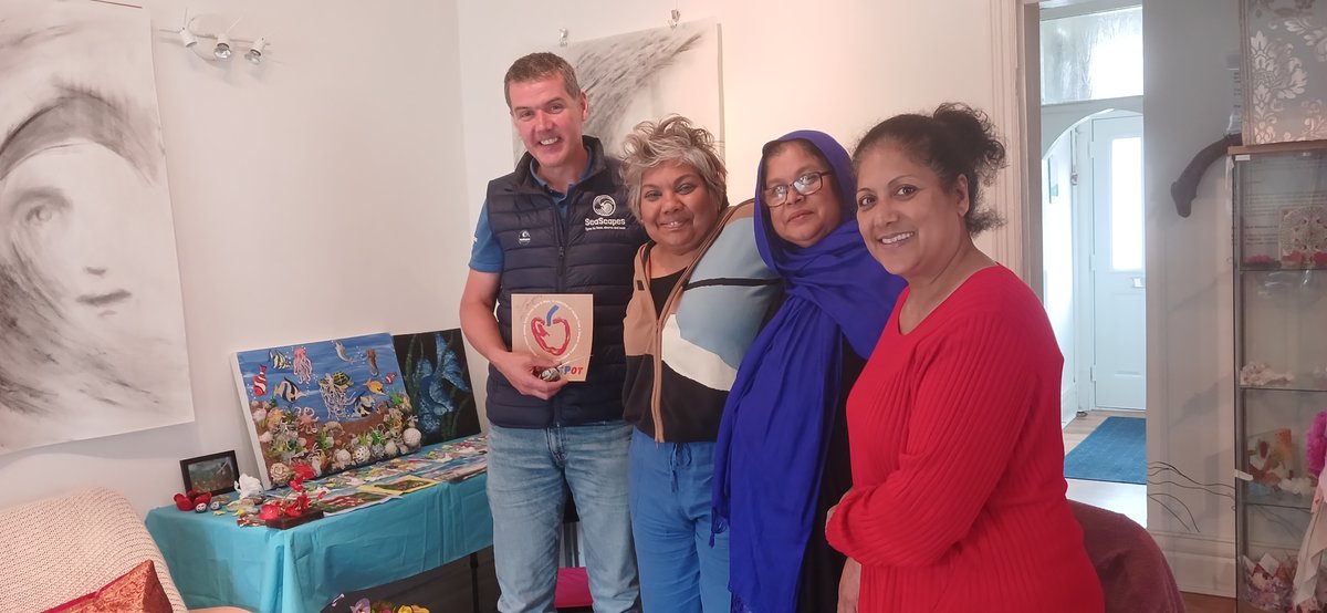 Yesterday we got to see some of the amazing work that has been created by the Sangini  project 'Our Coast' as part of the Community Grants Scheme. The project compared local and Bangladesh marine habitats and used art to celebrate global marine wildlife #wildlifeart #conservation