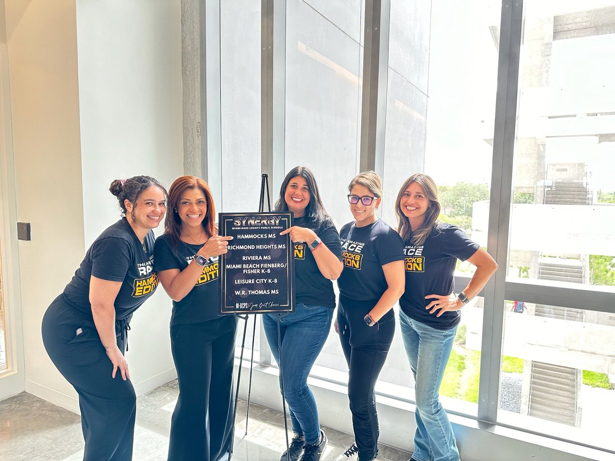Hammocks Middle's Leadership Team brings the energy to @https://x.com/Synergy_MDCPS !
<a href="/SuptDotres/">Jose L. Dotres, Ed.D.</a> <a href="/MDCPSSouth/">South Region Office</a> <a href="/MDCPS/">Miami-Dade Schools</a> <a href="/miamimagnets/">Miami Magnet Schools</a> <a href="/iLearnMDCPS/">iLearnMDCPS</a> #YourBestChoiceMDCPS 
#Synergy2024