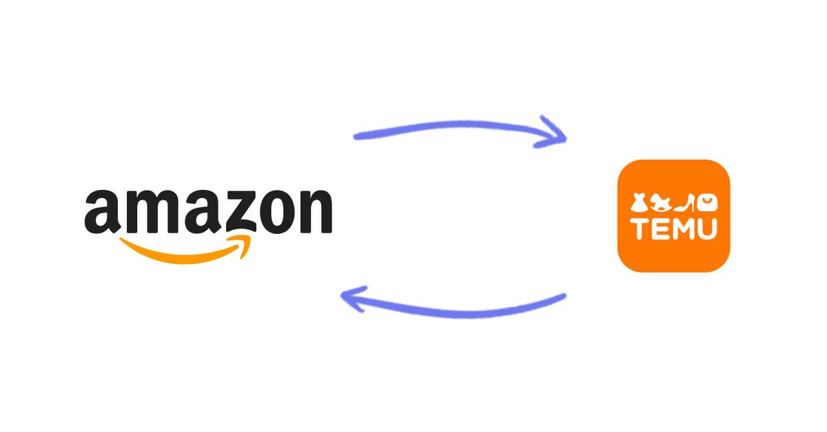 EcomHawks's tweet photo. Amazon and Temu Swap Strategies https://t.co/c9rvLUUdLP https://t.co/i41ch1b0ik