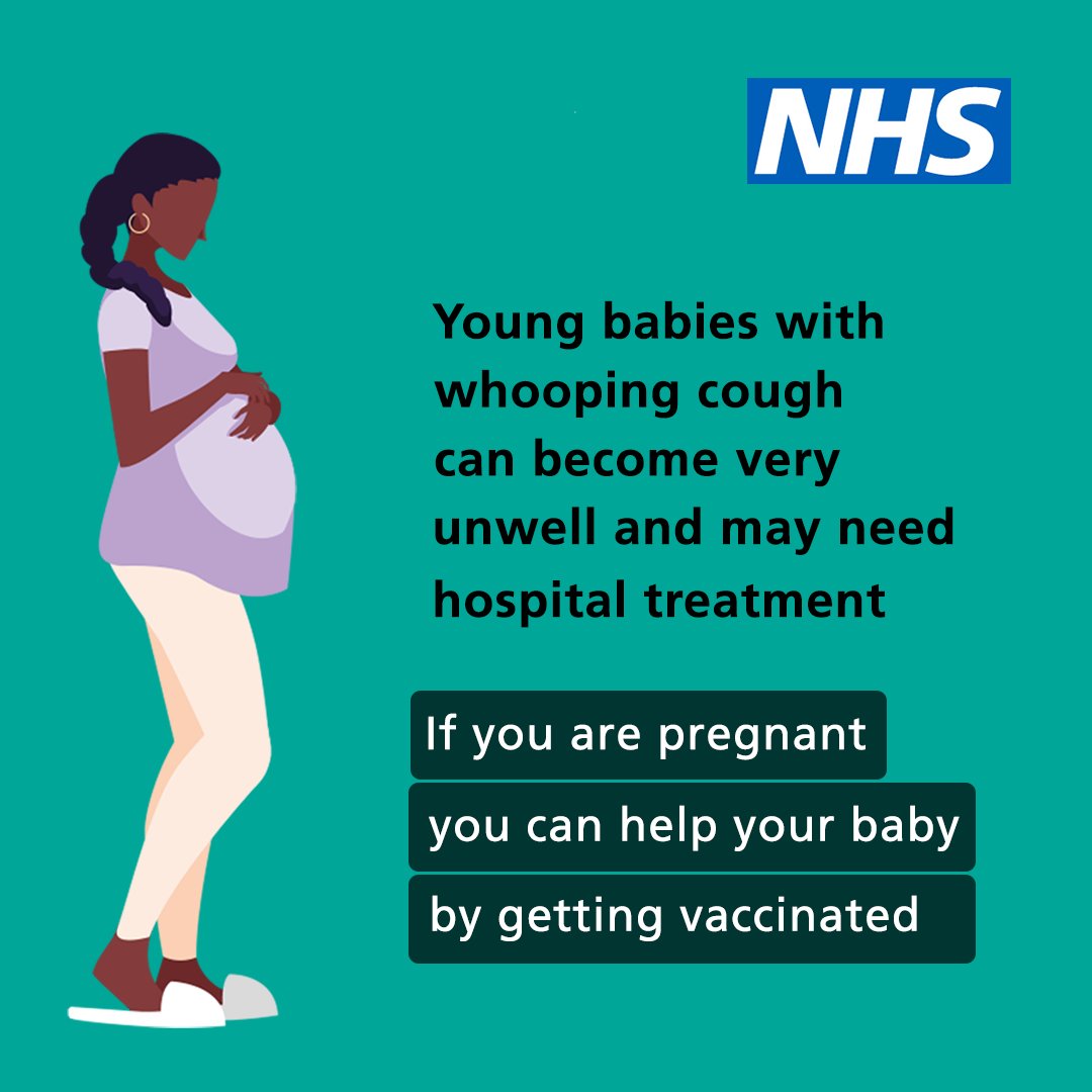 There have been 7,599 confirmed cases of whooping cough from January to May this year, compared to 858 in the whole of 2023.

If you are pregnant, it's important to get the whooping cough vaccine to help protect your baby, as they are at greatest risk: nhs.uk/pregnancy/keep…