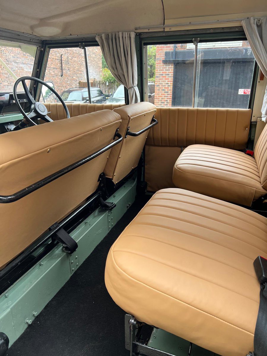 JohnBrown4x4's tweet photo. This fantastic Dormobile is going to be available to purchase in due course - and just look at that custom interior! If interested give us a call as always! #dormobile #galvanisedchassis #109 #serieslandrover https://t.co/GKJS6buJ0W