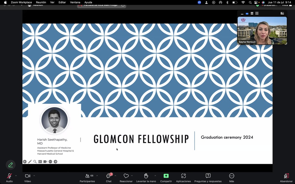 laufuentesm's tweet photo. Finally, graduation day is here! . Grateful for the opportunity to learn from talented colleagues who share my passion for glomerular diseases.  It's an incredible experience.Thank you for all the support and knowledge gained. @GlomCon  #HouseofPodocytes  #glomerulardiseases https://t.co/nHUDtTQOTw