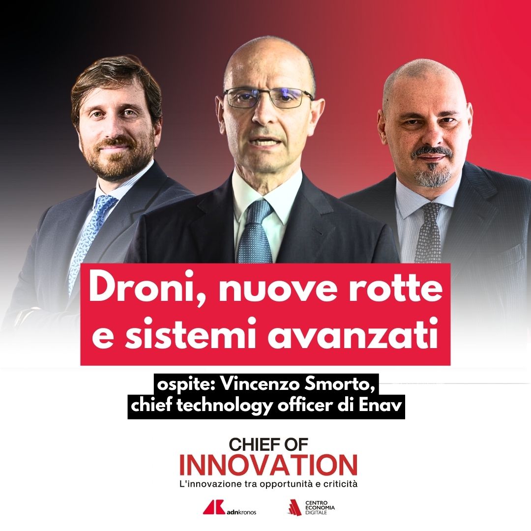 Cieli sempre più affollati, questo sarà un altro anno record. Due milioni di voli solcheranno i cieli italiani. Sulle nostre teste, non autostrade ma un’infrastruttura complessa di rotte che si aggiornano continuamente grazie alla tecnologia.

Giorgio Rutelli e <a href="/RosarioCerra/">Rᴏsᴀʀɪᴏ Cᴇʀʀᴀ</a> ne