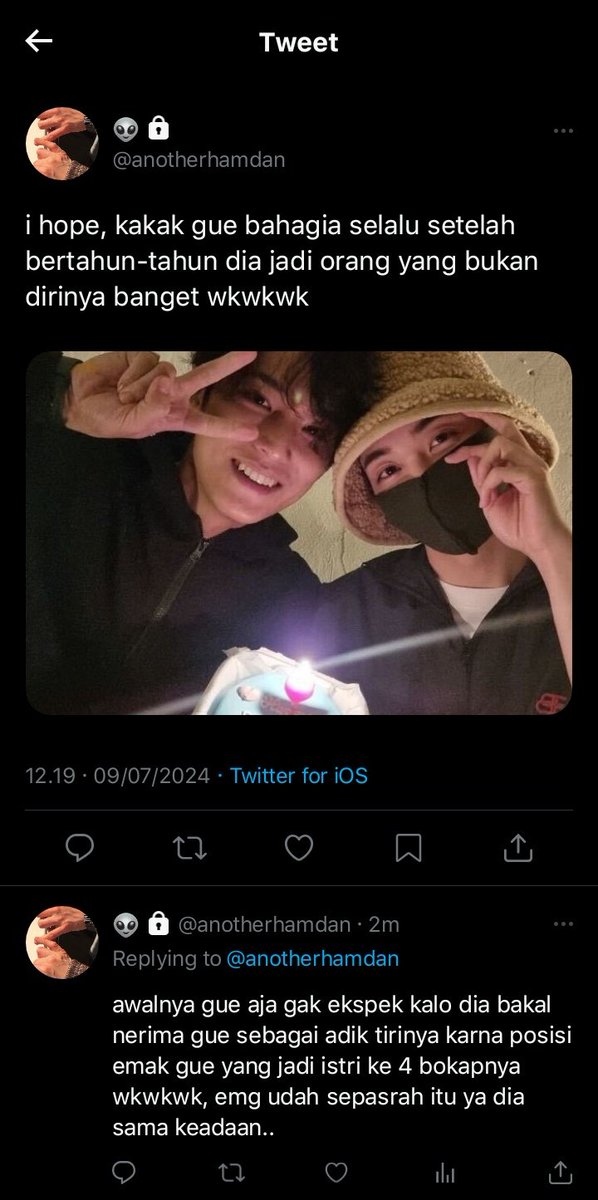 hanavvao's tweet photo. hamdan mau ngasih tau ini ges 💖 https://t.co/57sHtmz2yG