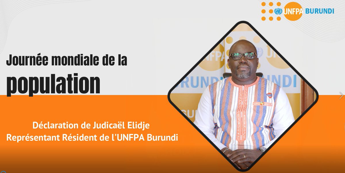 Pour ne laisser personne de côté, il faut compter tout le monde. La Journée mond. de la population est l'occasion de se demander qui n'est tjrs pas compté et pourquoi - et ce que cela coûte.Les détails avec la déclaration de <a href="/jelidje/">Judicael ELIDJE</a>, Rep <a href="/UNFPABurundi/">UNFPA in Burundi</a> : url-r.fr/BSxaR