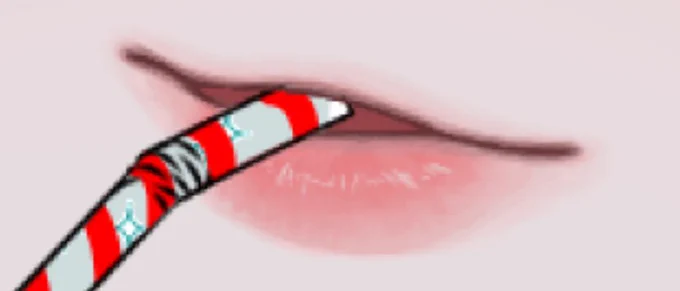 せめて唇だけでも見て欲しい泣泣泣 