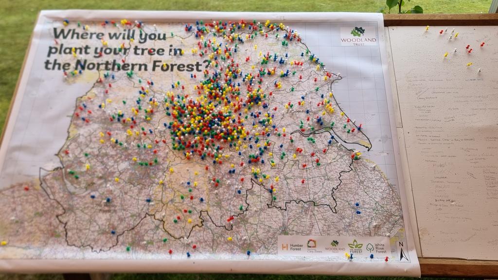 WT_PaulMos's tweet image. Another great day at @WoodlandTrust  stand 406 at the  @greatyorkshow  over 2500 trees heading out across the  #NorthernForest  so far.  More free trees are available at the show tomorrow.