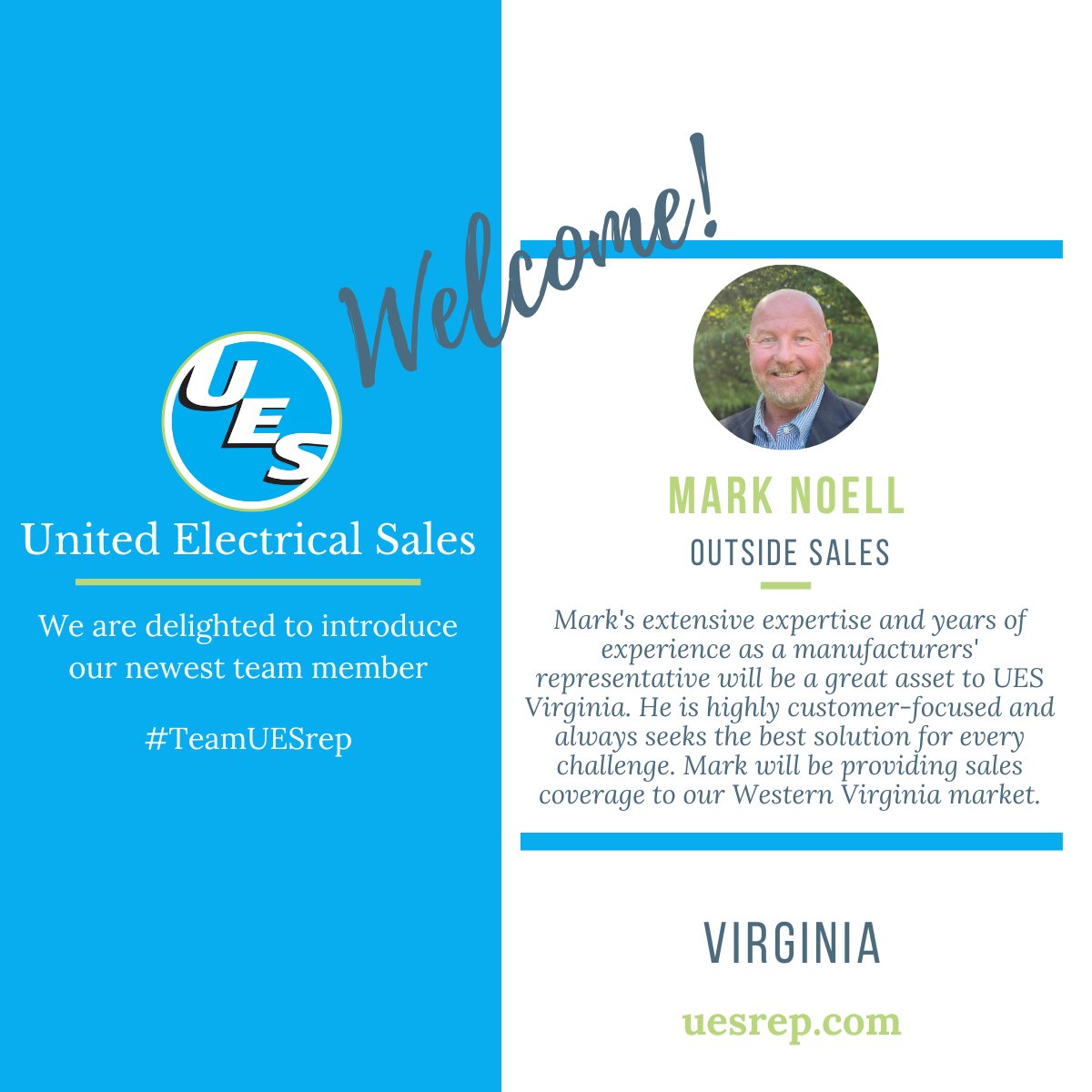 UESrep's tweet photo. Please join us in welcoming our new UES sales team in Virginia. We are pleased to announce our expansion into this market. #UESrep #UESvirginia https://t.co/ZIHL7hMoMQ https://t.co/E2uk5Yej4o