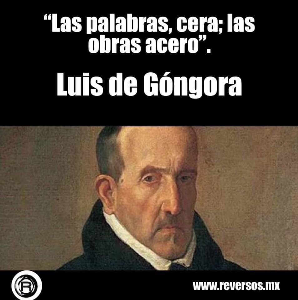 11 de julio de 1561. Nace Luis de Góngora, poeta y dramaturgo español del Siglo de Oro.

reversos.mx