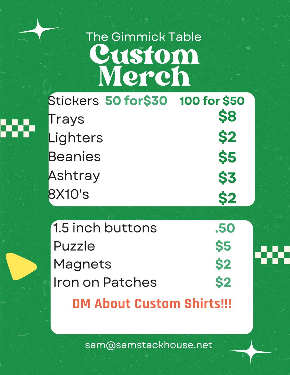 Sam_Stackhouse's tweet image. Buy some merch!!! Also taking birthday fun donations!! My birthday is tomorrow! #samstackhouse