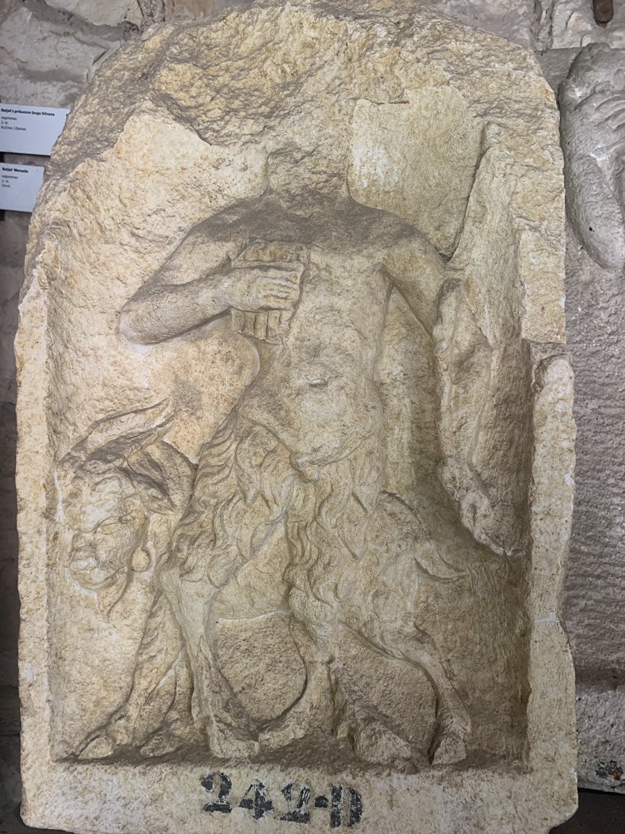 A particularly delightful (albeit headless)  Pan relief from the Archaeological Museum in Split:
