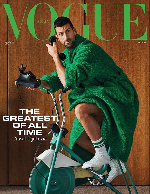 Novak Djokovic for Vogue Adria.