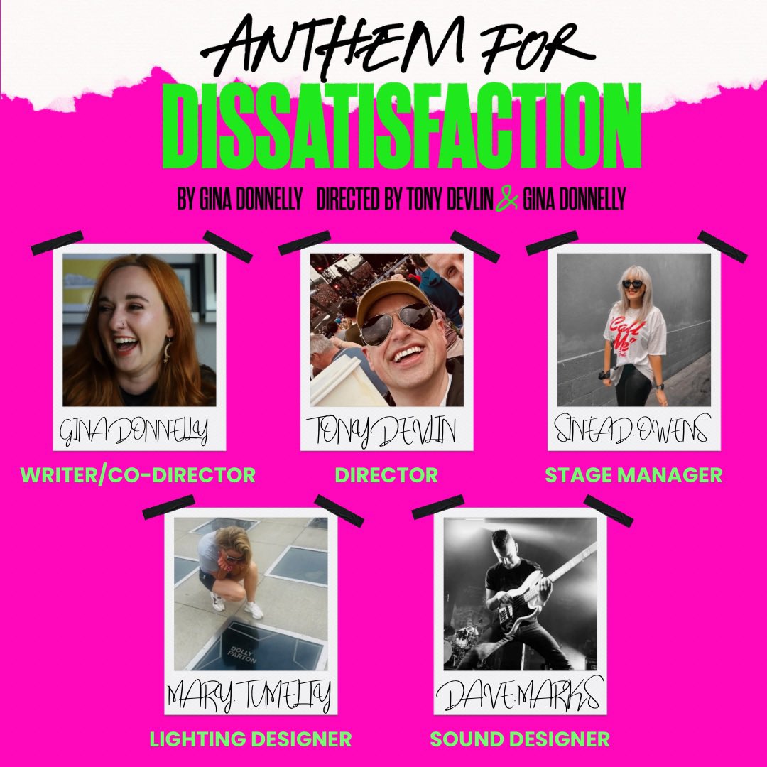 Amping up our production ‘Anthem for Dissatisfaction’ is our high-voltage creative team! ⚡️🎸 

They’re currently working tirelessly behind the scenes to rock your world at  the world premiere of our incredible new show in just 3 weeks’ time! ⏰ 

🎟️ …em-for-dissatisfaction.eventbrite.com