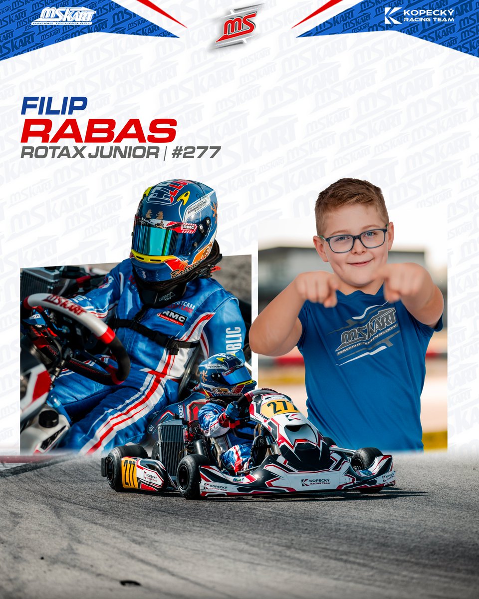 Introducing Filip Rabas! 🤩
Filip, along with his younger sister Rozálka, represents the Kopecký Racing team in the RMC Czech Republic series, the Slovak Championship, and the SKP.

#MSKart #Racing #Technology #Team #Driver #Season #Karting #Kartinglife #Motorsport #2024Season