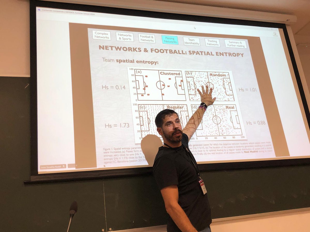 DIFENSC (@difensc_rsef) on Twitter photo Nobody is interested in football these days, right? Javier Buldú <a href="/JmBuldu/">Javier M. Buldú</a> shows how complex systems' analysis can bring insight to the game. Nobody is interested in football these days, right? Javier Buldú <a href="/JmBuldu/">Javier M. Buldú</a> shows how complex systems' analysis can bring insight to the game.
