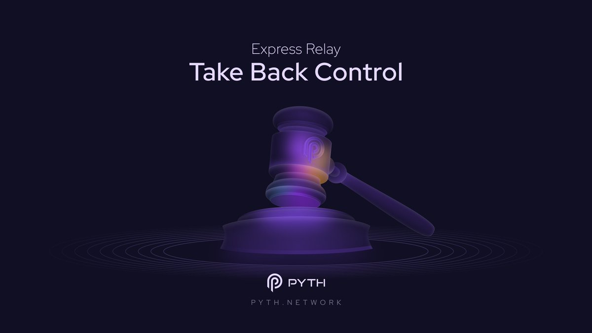 It’s time to take back control and eliminate MEV.

Introducing: Express Relay—priority auctions for a more self-sovereign DeFi 🔮

Remove the extractive role of miners, roll out protocols faster, and instantly access a network of top searchers.

Learn more: