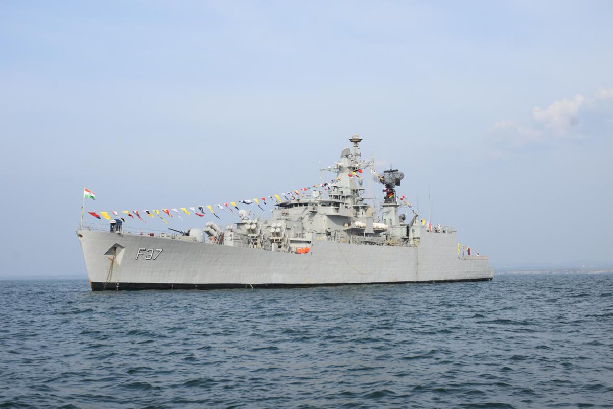 IN_WesternFleet's tweet image. #YodhamevVijayem

#INSBeas, Frontline Guided Missile Frigate of the #WesternFleet, celebrates 19 Glorious Years of dedicated service to the nation. To mark the special occasion outreach events were conducted.

@DefPROMumbai
@IN_WNC
@indiannavy