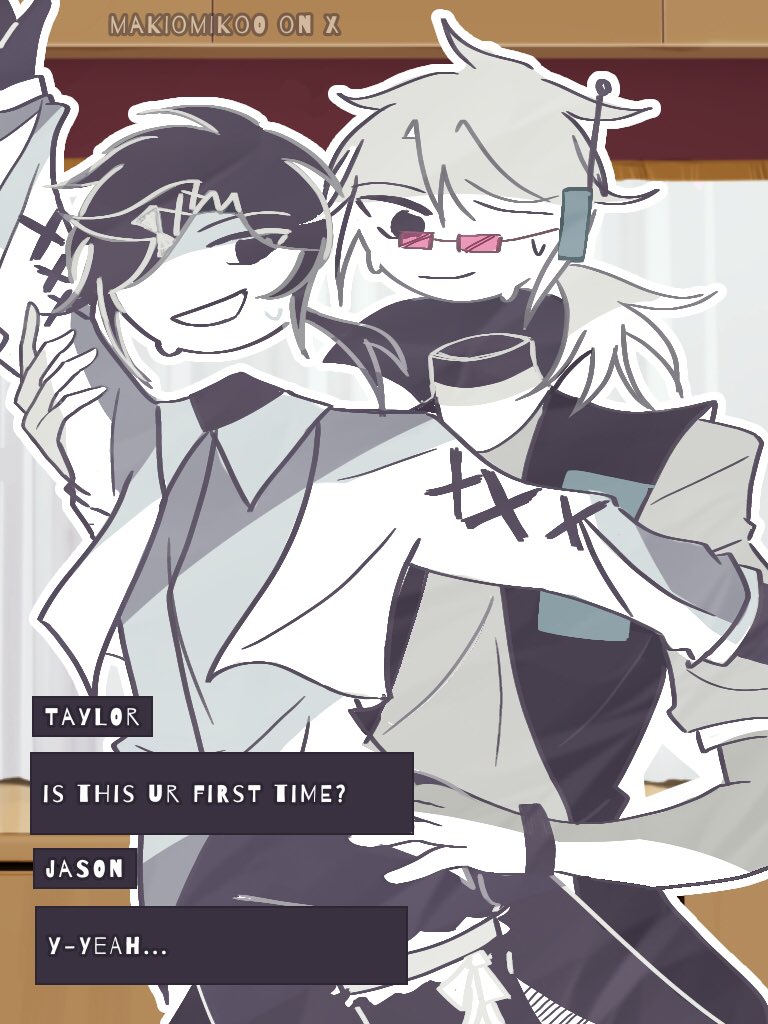 MakioMikoo's tweet image. REUP 
“This is my first time im dancin with others…” Jason was sayin that to Taylor #fpe #fpeocs #fundamentalpapereducation #myocs #ocs #art #fundamentalpapereducationoc