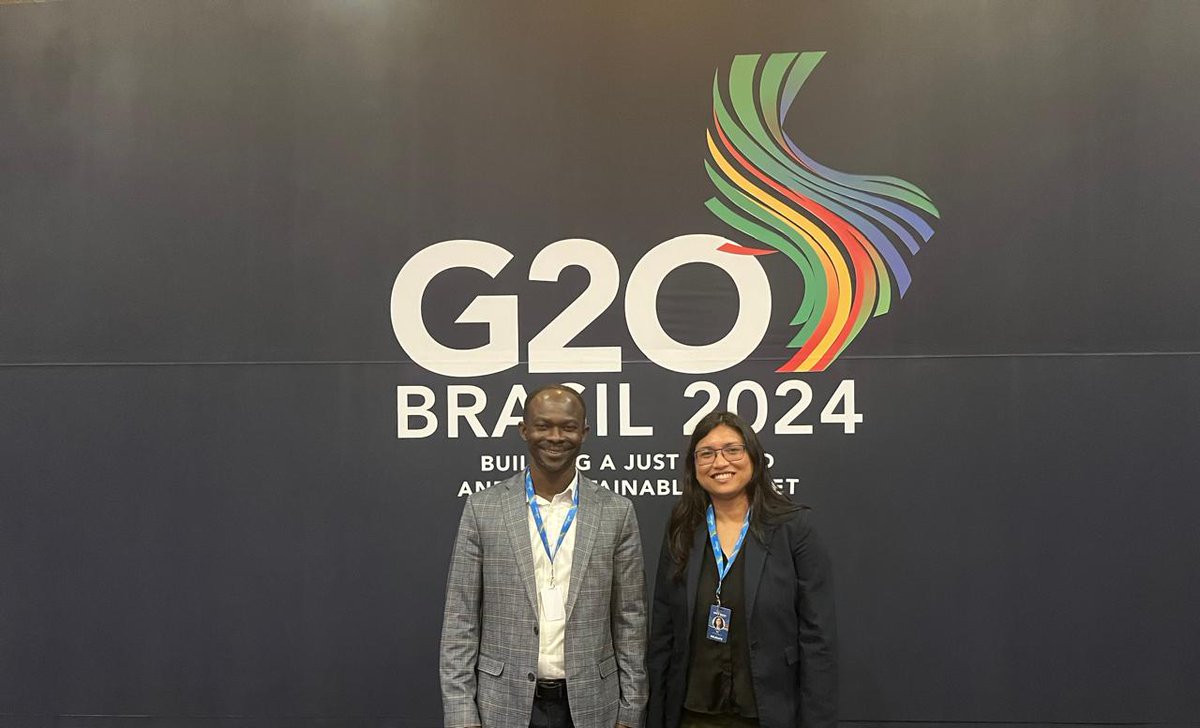 V20 Finance Ministers (@v20group) on Twitter photo Big thanks to Brazil for inviting the V20 to the recently concluded <a href="/g20org/">G20 South Africa</a> Sustainable Finance Working Group. We value the opportunity to contribute to the discussions and look forward to continued collaboration during this critical decade. #G20Brazil Big thanks to Brazil for inviting the V20 to the recently concluded <a href="/g20org/">G20 South Africa</a> Sustainable Finance Working Group. We value the opportunity to contribute to the discussions and look forward to continued collaboration during this critical decade. #G20Brazil