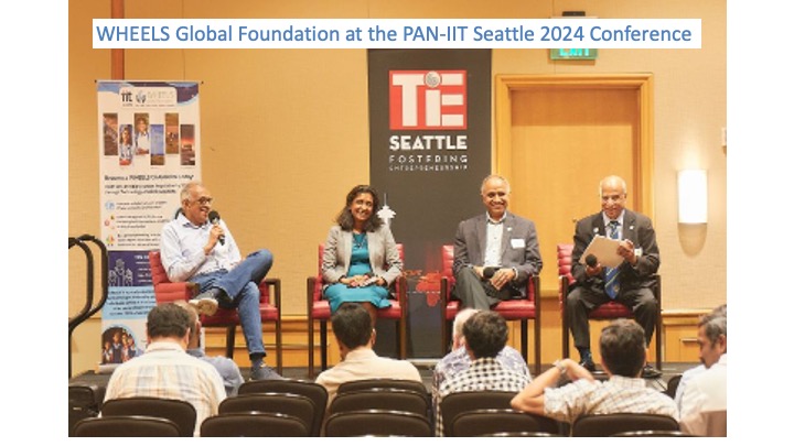 🌍#WHEELS Global Foundation partnered with TiE Seattle, PAN IIT Seattle, and Consulate General of India for an inspiring session on leveraging technology to serve humanity and tackle complex challenges in underserved rural India. #TechForGood #SocialImpact #IITAlumni