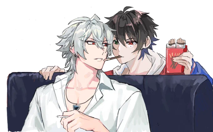 るんまあさんとサマイチ合作絵チャ～はるんまあさん1は私です～甘々ポッキー 