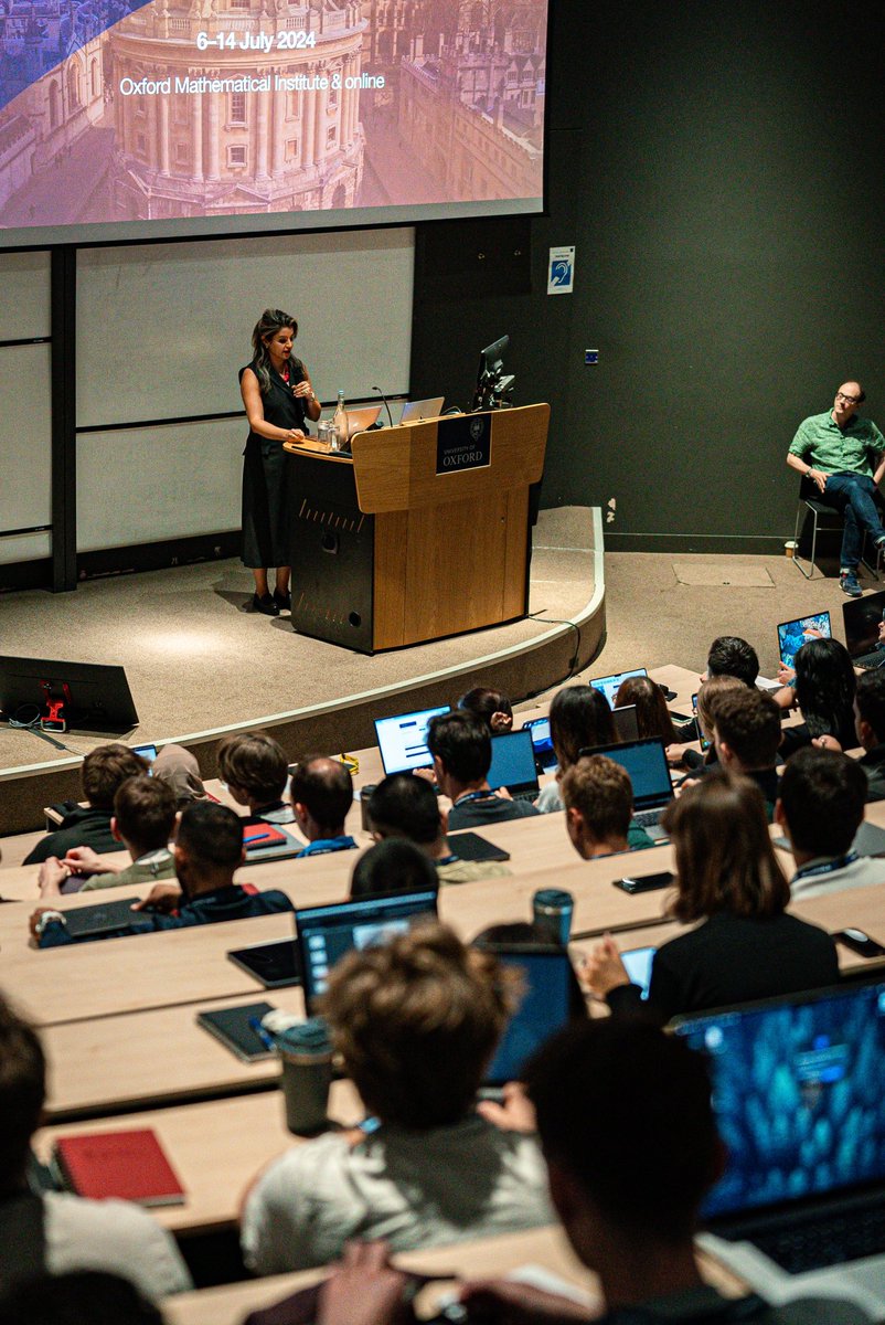 GlobalGoalsAI's tweet photo. This morning, our founder and CEO, Dr Mona Alinejad (@monalinejad), officially launched the MLx Representation Learning and Generative AI programme of #OxML 2024 at the University of Oxford's Mathematical Institute. 

'As we launch the 5th OxML school, we are honoured to host over 1,100 participants from 112 countries across our Health & Representation Learning programmes this month. This milestone celebrates our incredible journey over the last 5 years, during which we have successfully trained over 5,000 talented individuals in the field of Machine Learning,' said Dr Alinejad.

Due to the popularity of this programme, we are organising a new course on Generative AI at the London School of Economics (LSE) from 22-24 August. This course explores cutting-edge developments in generative AI, covering theory, agents, and products. Led by top researchers from academia and industry, it focuses on advanced representation learning, agentic AI, human-AI alignment, product development, state-of-the-art foundation models, and real-world applications across various domains.

For more information, visit: https://t.co/vcP8Y0V6kU

#GenerativeAI #LLMs #MachineLearning