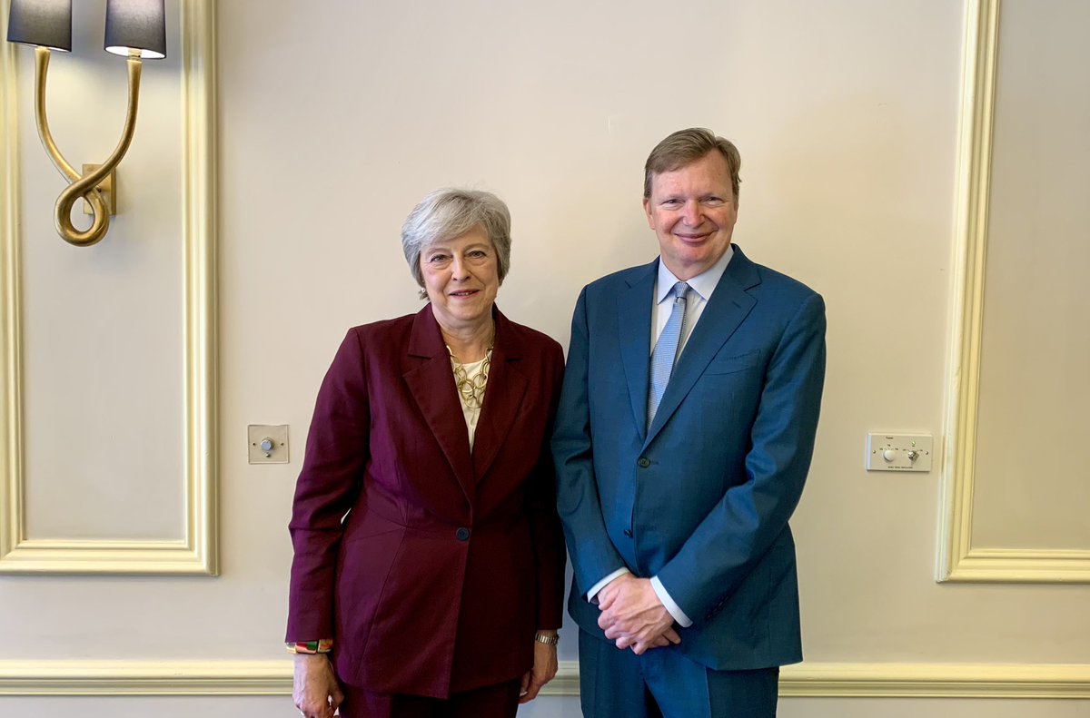 Atlantic Partnership (@atlanticpartn) on Twitter photo We had a brilliant breakfast meeting with Jim Messina today, discussing the US-UK special relationship and a big focus on the upcoming Presidential Election. Thanks for joining us, Jim! 🇬🇧 🇺🇸
Pictured here with our Chair, Theresa May
<a href="/Messina2012/">Jim Messina</a> <a href="/theresa_may/">Theresa May</a> We had a brilliant breakfast meeting with Jim Messina today, discussing the US-UK special relationship and a big focus on the upcoming Presidential Election. Thanks for joining us, Jim! 🇬🇧 🇺🇸
Pictured here with our Chair, Theresa May
<a href="/Messina2012/">Jim Messina</a> <a href="/theresa_may/">Theresa May</a>