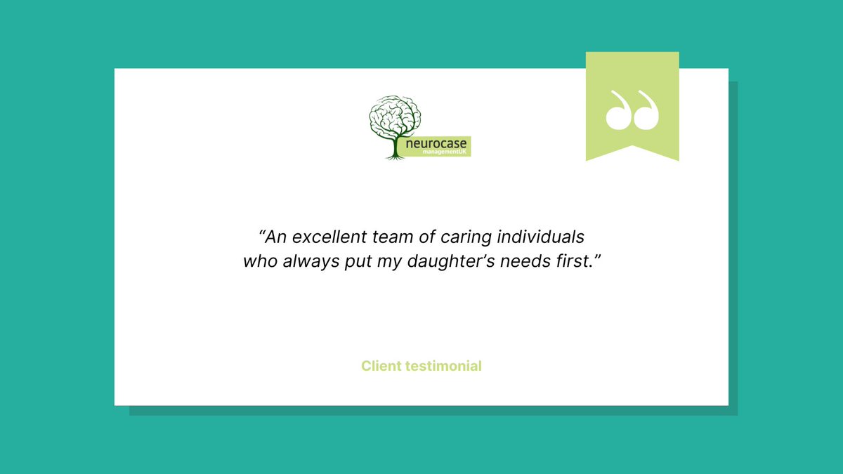 We love sharing positive feedback from our clients 😍

Find out more about our specialist case management services: ncmuk.co.uk 

#CaseManagers #BrainInjury #Testimonials