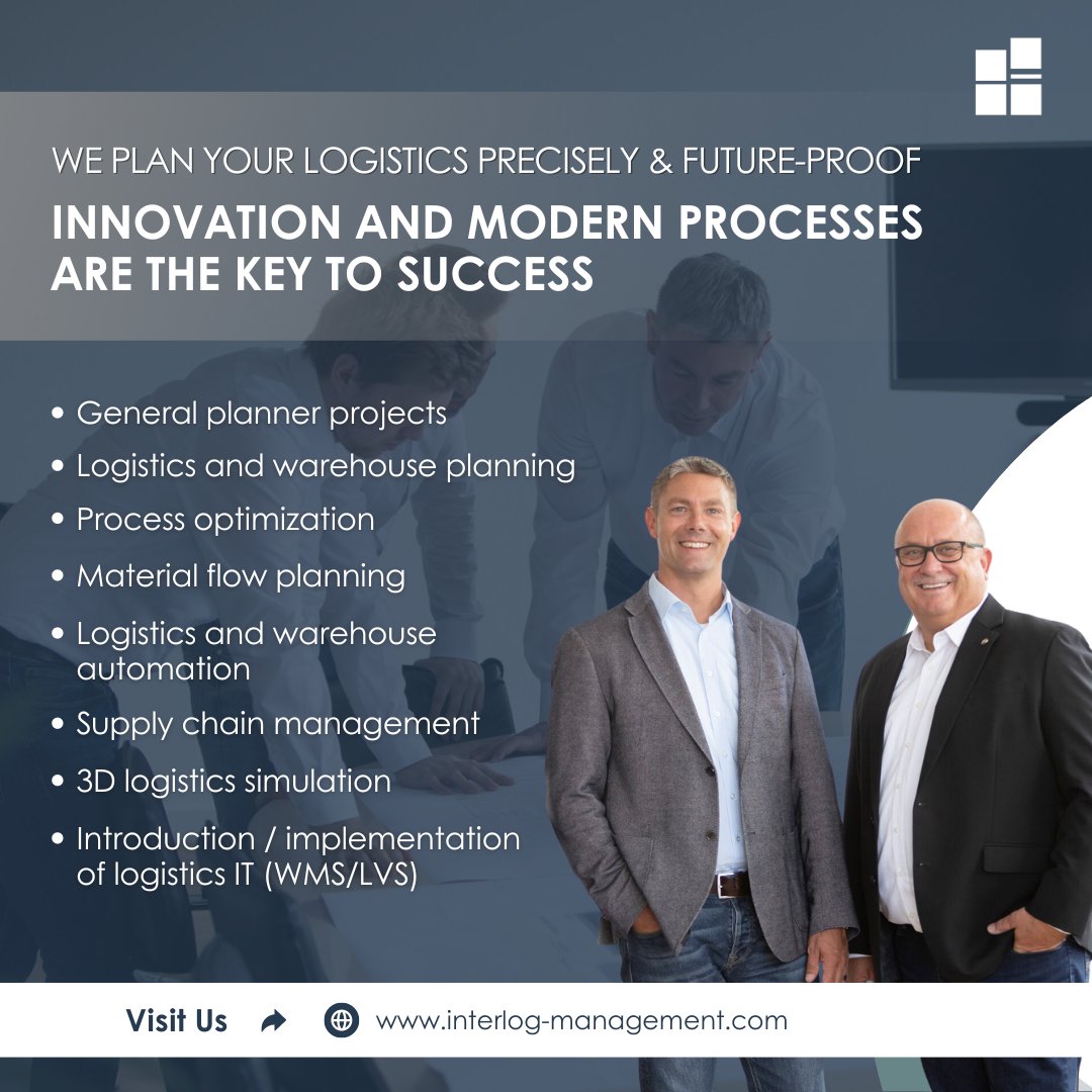 ILManagement's tweet photo. In a constantly changing and dynamic world, efficient logistics are crucial for the success of any business.

Does this sound interesting to you? 🎯

For more information, visit https://t.co/2zJoe0VNG9

#LogisticsStrategy #3DPlanning #LogisticsOptimization #Automation https://t.co/PlIj3tmN94