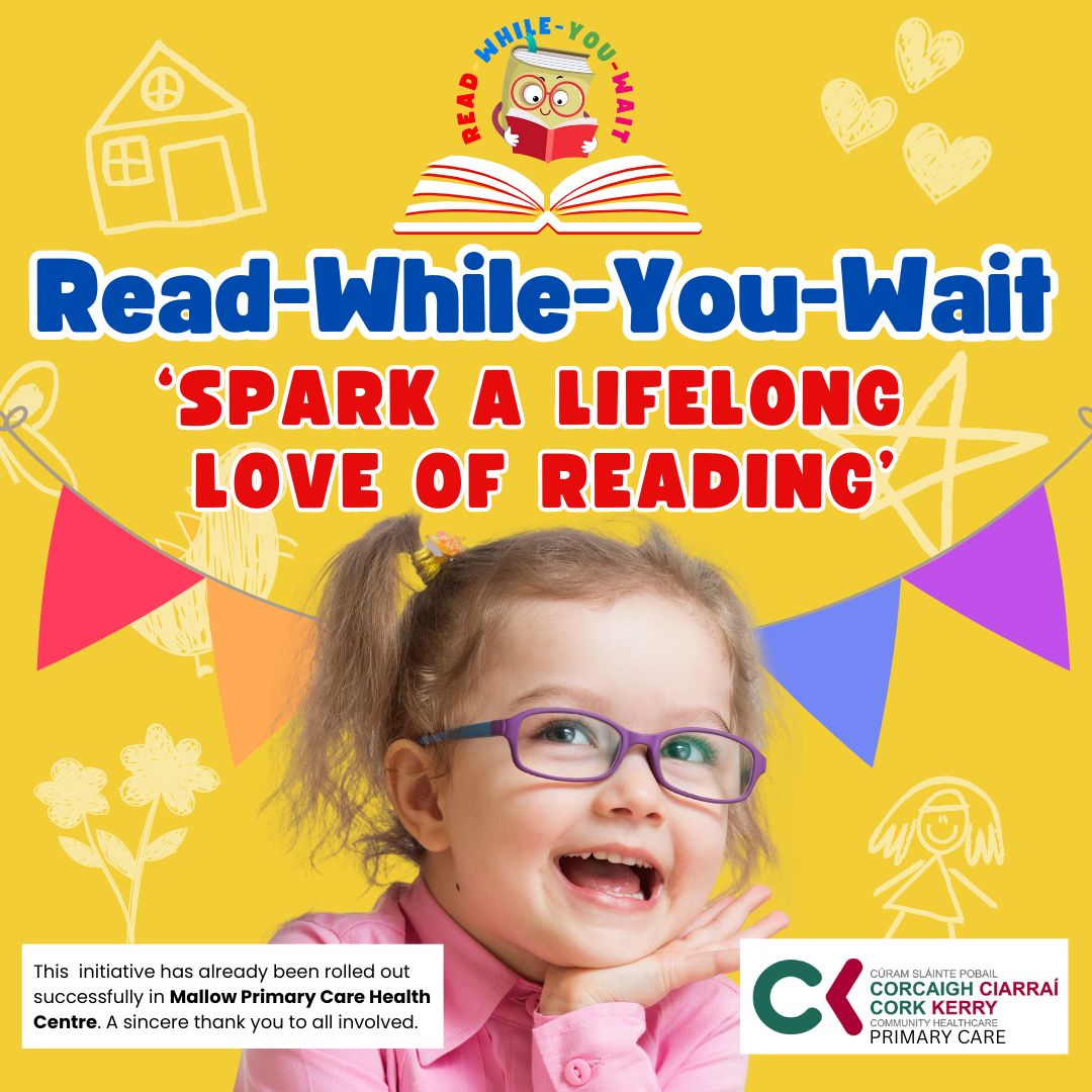 Priscilla1Lynch's tweet photo. 📢Spark a lifelong love of reading 📚– A new #CKCH #PrimaryCare initiative coming to a P.C. Centre near you, the #ReadWhileYouWait campaign aims to encourage early learning, imagination, personal development &amp; a lifelong love of reading amongst youngest service users. https://t.co/B6DrOUuiqk