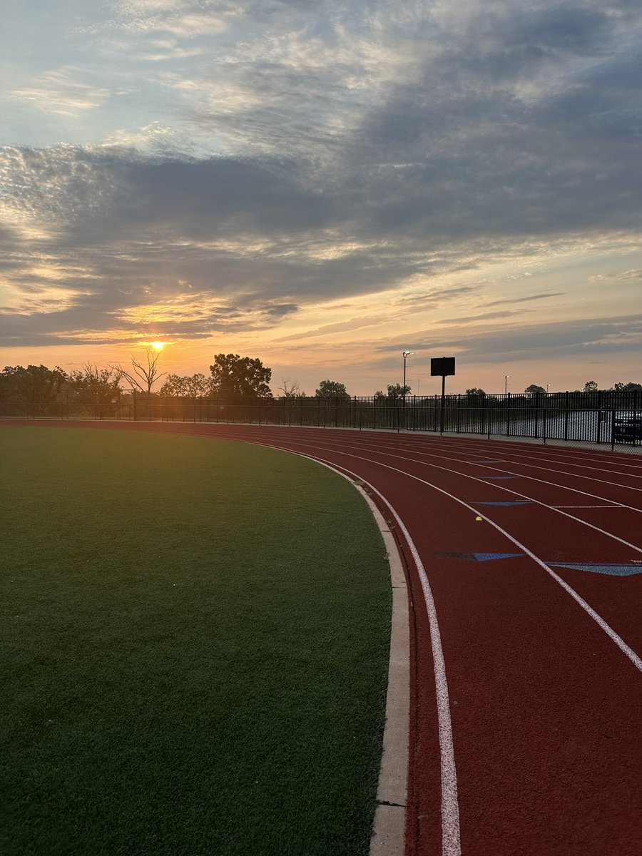 Beautiful morning for a workout.  Getting ready for the season!