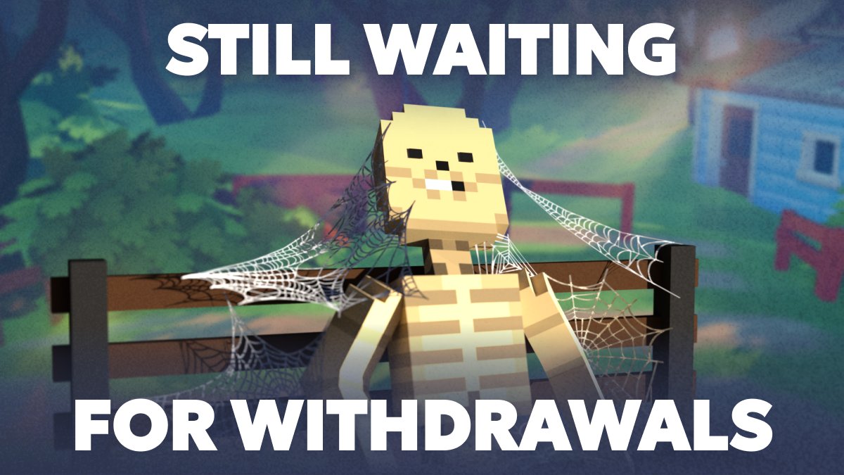ChainersGame's tweet photo. Day 15778932. 🗓 I no longer remember what Withdrawals are...
And you? 💬