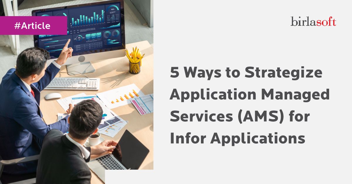 birlasoft's tweet image. Strategizing Application Managed Services (AMS) has become more crucial than ever for maximizing efficiency, reducing costs, and driving innovation. Read the article to learn how to implement an effective AMS strategy for Infor applications: buff.ly/3zBkWYB 

#Infor