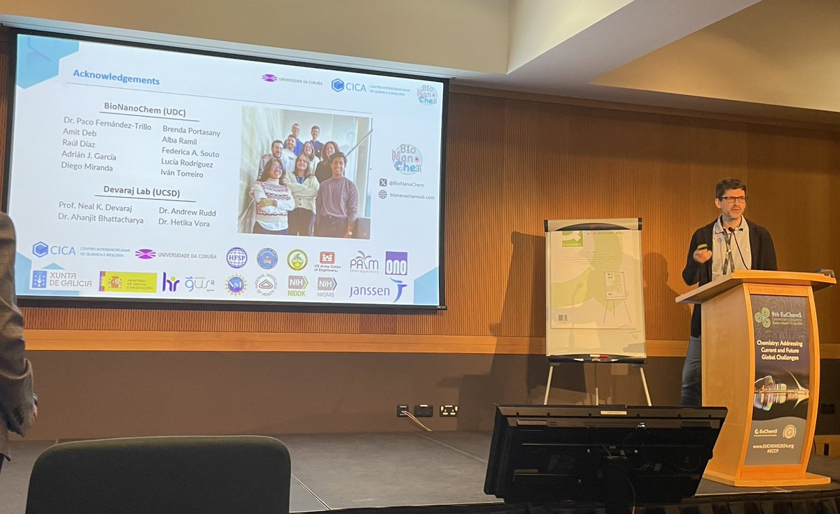 BioNanoChem (@bionanochem) on Twitter photo And with this wonderful talk of <a href="/RobertoJBrea/">Roberto J. Brea</a> we end our participation at the <a href="/EuChemS_Congres/">10th EuChemS Chemistry Congress</a>. Don’t forget to check our website to keep up with our scientific progress and stay tuned. And with this wonderful talk of <a href="/RobertoJBrea/">Roberto J. Brea</a> we end our participation at the <a href="/EuChemS_Congres/">10th EuChemS Chemistry Congress</a>. Don’t forget to check our website to keep up with our scientific progress and stay tuned.