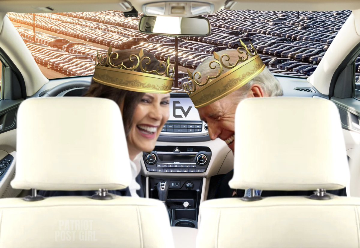 PatriotPostGirl's tweet photo. Biden’s $1B Big Three bailout to push out unpopular unprofitable EVs is a tough sell for #PoorMichigan struggling to pay for their groceries.
#TheDemEliteWantAnAllEVFleet https://t.co/1EQ2eOF6aW