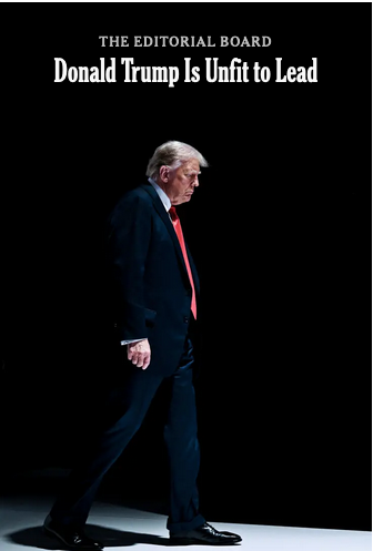 NewsJennifer's tweet photo. "When someone fails so many foundational tests, you don’t give him the most important job in the world."
"He is, quite simply, unfit to lead."

Yes to all of this ⤵️  Now the @nytimes must
meet the moment with a drumbeat of coverage over days/weeks so voters know you mean it. https://t.co/yMwxnxh8gY
