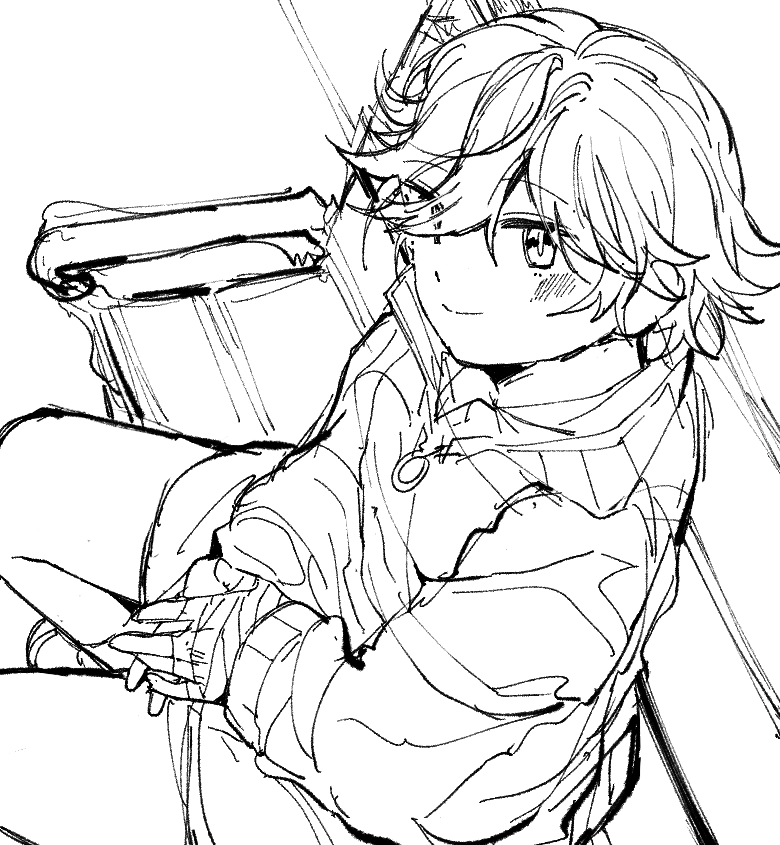 Hushew_PoT's tweet photo. シライシクン
再
３年前の絵もあって恥ずかしい 😣 💦 https://t.co/jTpX9wdvMa