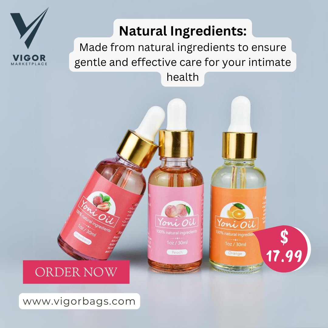 VIGORZIP's tweet photo. Experience the natural benefits of our Yoni Oil in various delightful flavors. 🌸✨ Stay fresh and confident. 

Shop now! https://t.co/w8nju2eTw0

#Vigormarketplace #YoniCare #NaturalWellness https://t.co/QWX2UCTvpq