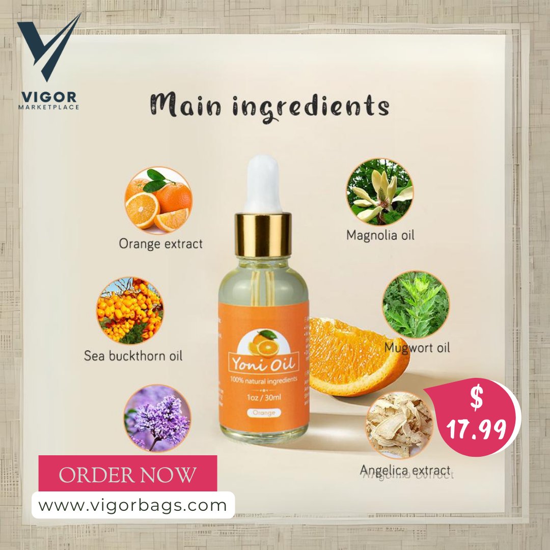 VIGORZIP's tweet photo. Experience the natural benefits of our Yoni Oil in various delightful flavors. 🌸✨ Stay fresh and confident. 

Shop now! https://t.co/w8nju2eTw0

#Vigormarketplace #YoniCare #NaturalWellness https://t.co/QWX2UCTvpq