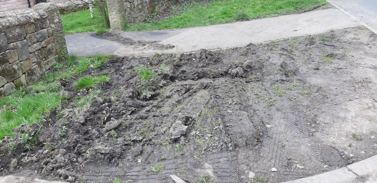 Sueblueocean's tweet photo. Before and after. It took half an hour to scarify and scatter some seed. Hey presto! #RestoreNatureNow #Morledge #Matlock https://t.co/ZfCj7Y20K2
