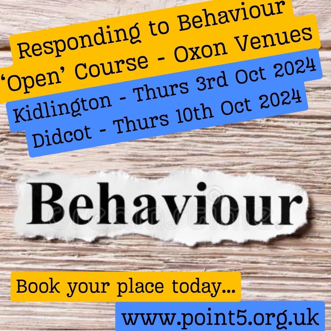point5_ltd's tweet photo. Responding to Behaviour training open for booking. #point5ltd #training #primaryschools #cpd #behaviour #education #teachers #semh #oxfordshire https://t.co/eI00t1klwb