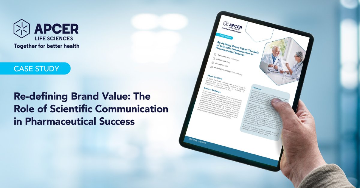 apcerls's tweet photo. Learn how our strong scientific evidence backed by scientific data helped one of our clients to engage with key opinion leaders and physicians to reposition one of their medicinal product effectively in the market. Download our case study now: https://t.co/oi8g43yWDx https://t.co/rT72N7jpwA