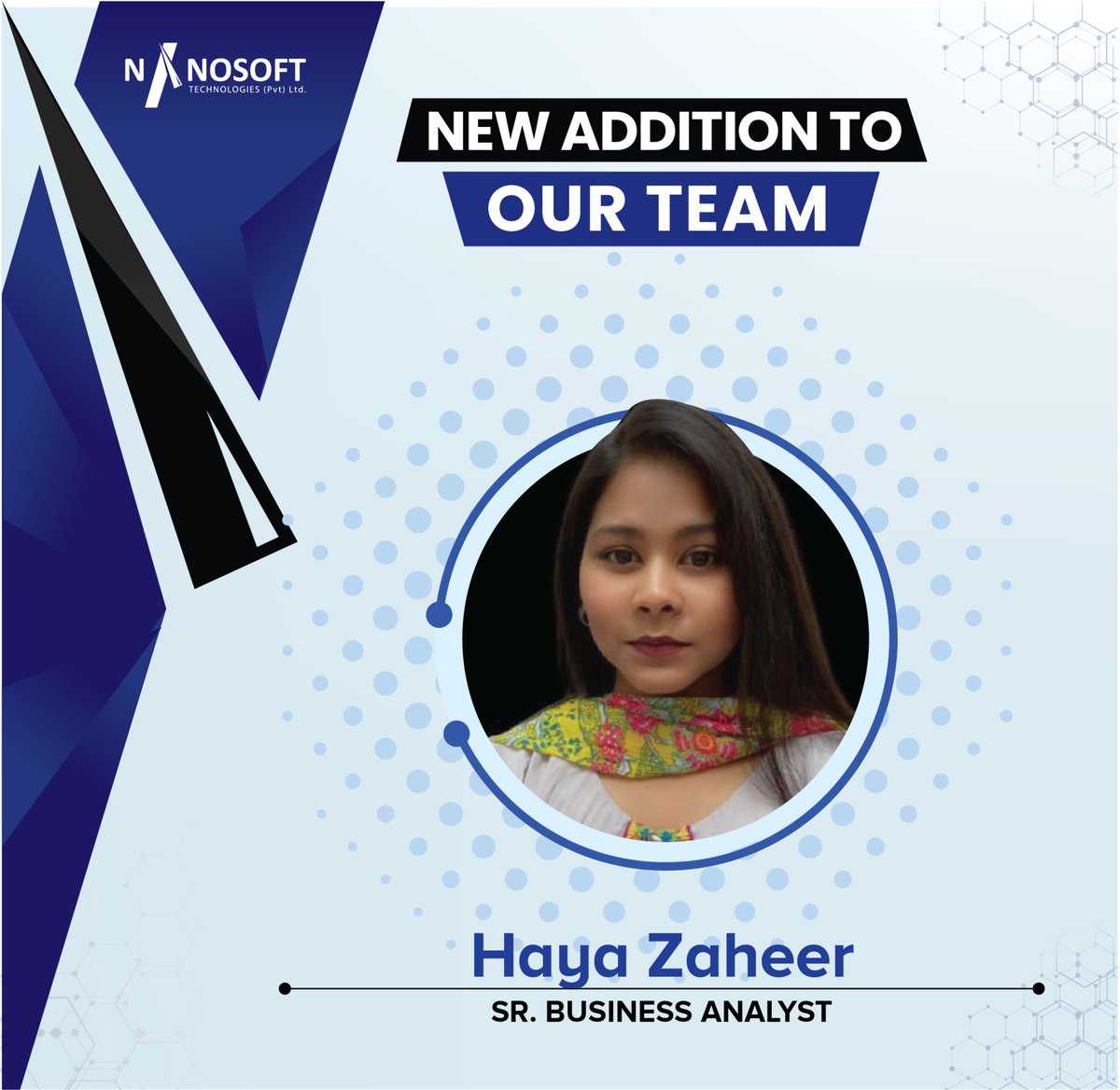 Nanosofttek's tweet photo. Growing Our Team!

We're excited to introduce our new team members. Their unique skills and fresh perspectives will drive us toward even greater success. We look forward to working with them!

Welcome aboard!

#NST #TeamExpansion #WelcomeToTheFamily #NewTalents #FreshPerspectives https://t.co/lyPYqyVmuz